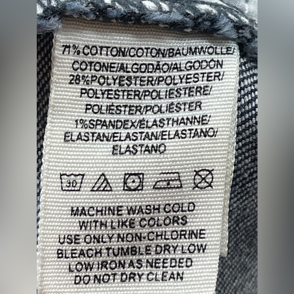 FREE PEOPLE Jeans Women’s Size 29 High-Rise Frayed Hem Busted‎ Knee Skinny - Picture 12 of 13